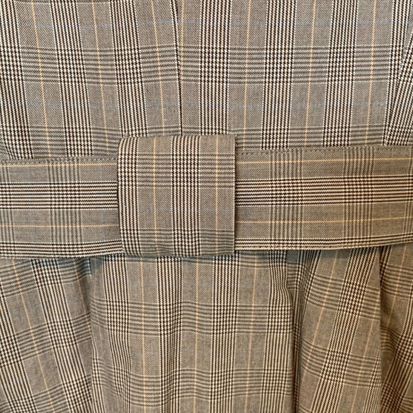 Ooak Vintage Fully Lined 3/4 Sleeve Trench Coat - Picture 4 of 8